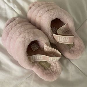 UGG fur slippers